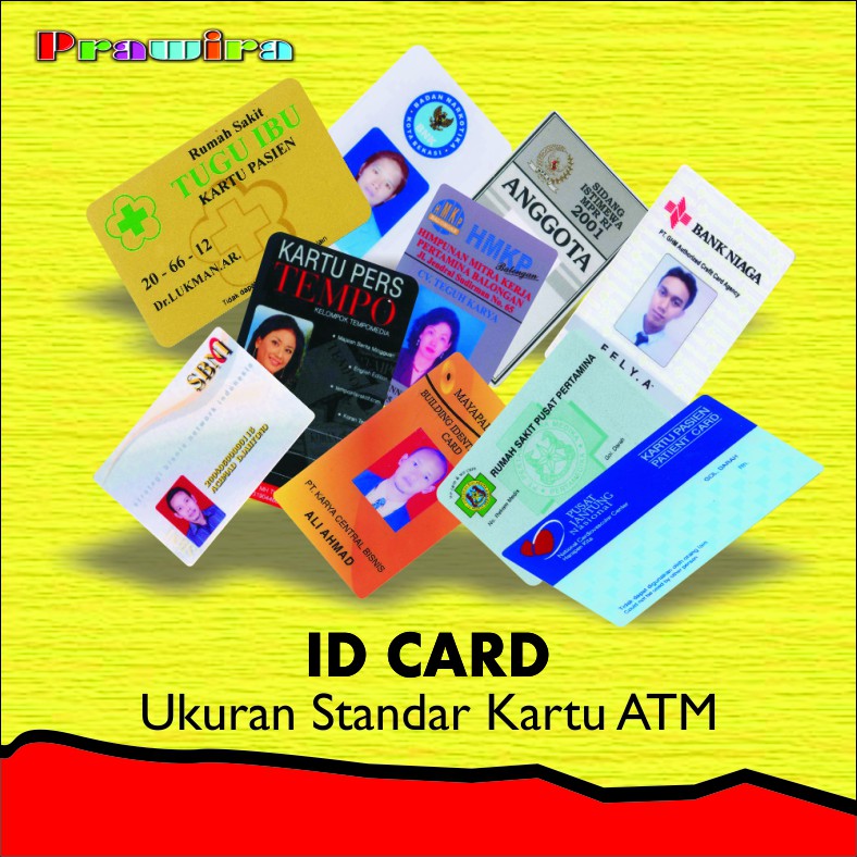 

Cetak ID Card Kartu Siswa Kartu Pelajar Kartu Member Kartu Anggota Standar ATM Murah