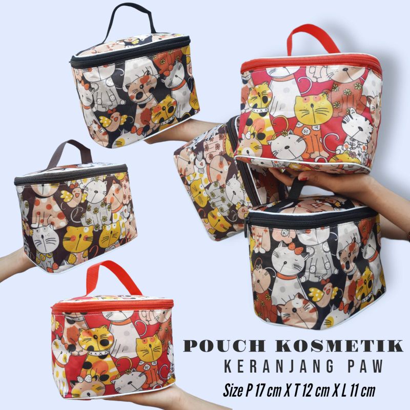 POUCH KOSMETIK MODEL KERANJANG