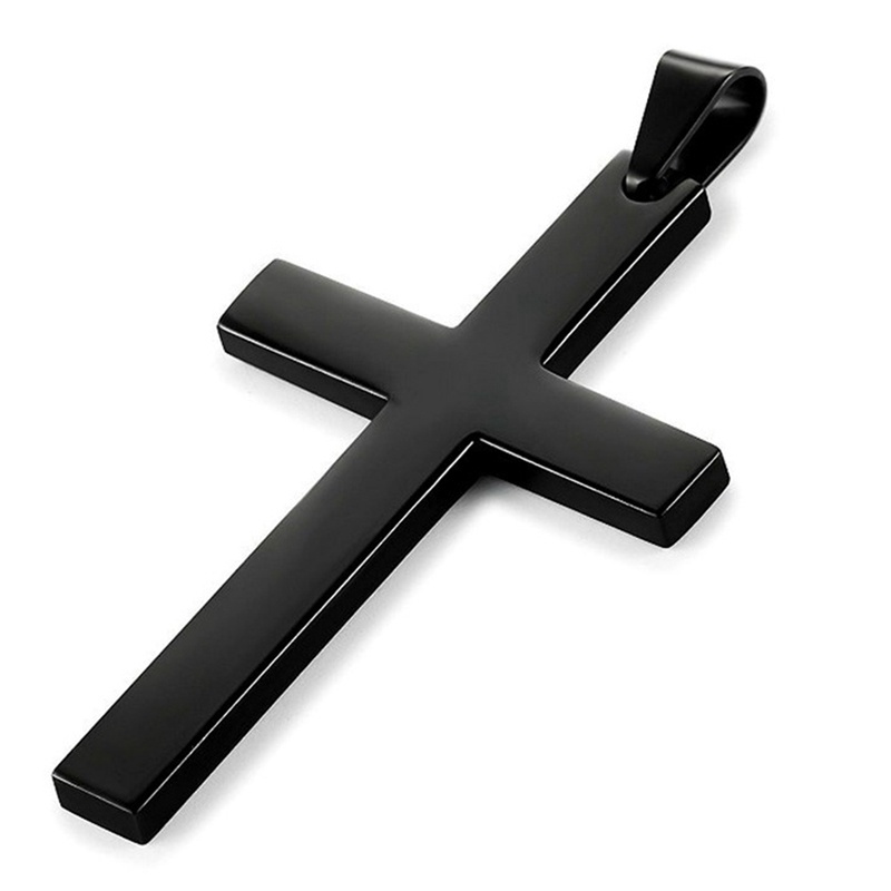 Cross Pendant Necklace New Design Stainless Steel Pendant Men Women Necklace