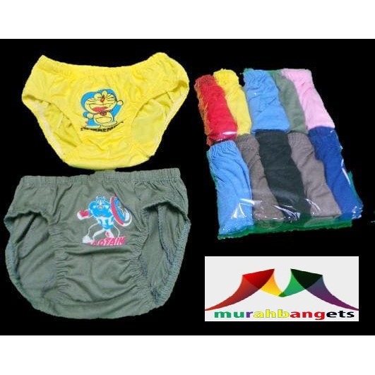 Celana Dalam Anak Bergambar Cartoon / CD Anak / Celana Dalam Murah