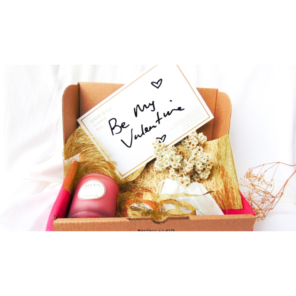 ANNE&CO BALI || SWEET VALENTINE PACKAGE AROMATHERAPY CANDLE | PAKET LILIN SPESIAL VALENTINE
