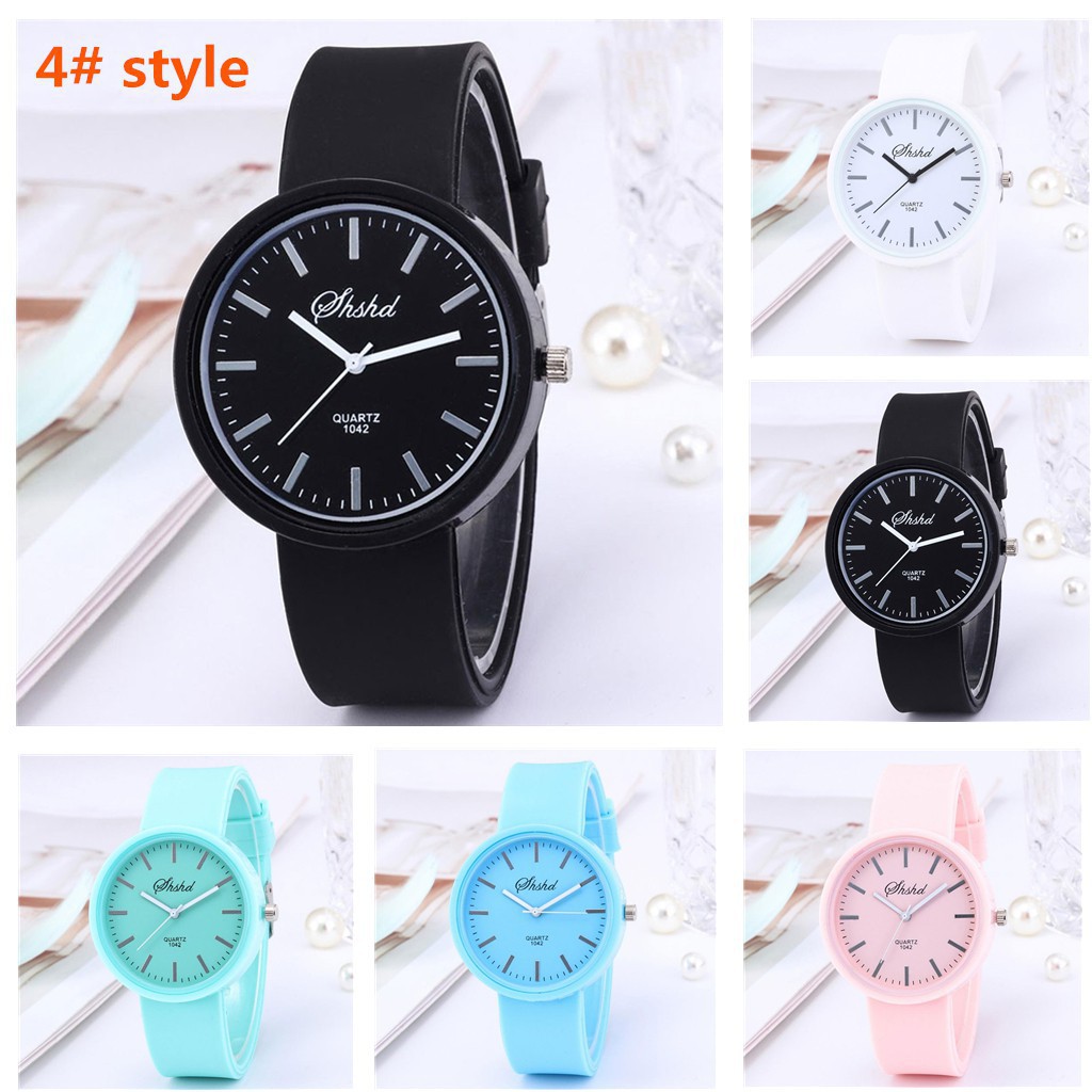 ✅COD [BBS] BUY 1 GET 1 BELI SATU GRATIS 1 Jam Tangan Wanita Analog Harajuku Korean Simple Fashion Casual Jelly Men Women Watch