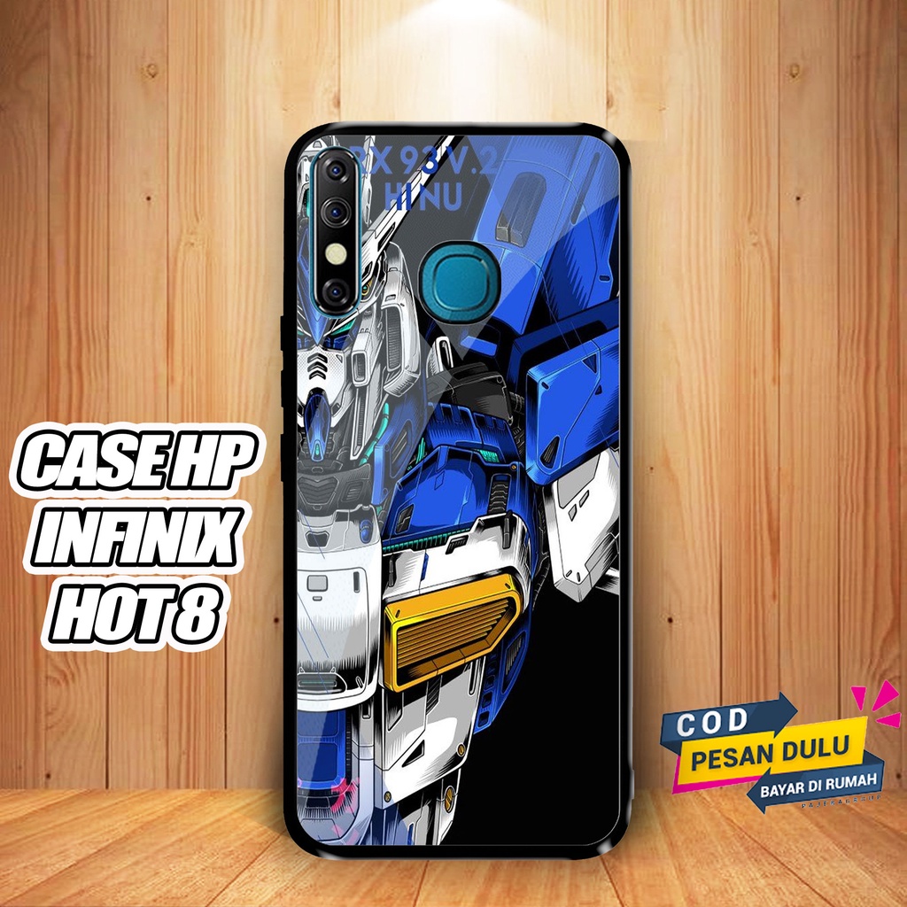 Case Infinix Hot 8 Casing Hard Case 2D Terbaru [ ROBOT ] - Sarung hp Infinix - Case hp Infinix - Cas
