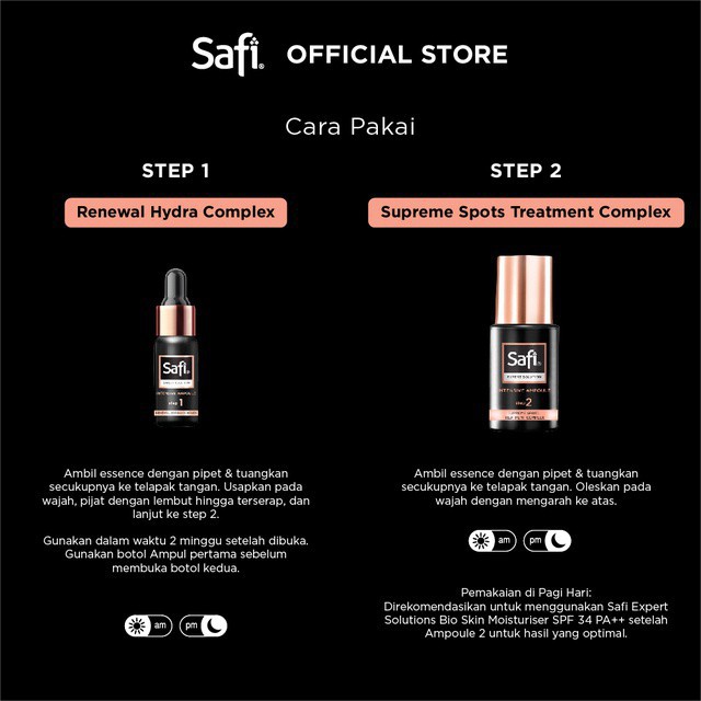 Safi Expert Solutions Intensive Series | Intensive Ampoules | Bio Skin Mosturizer | Eye Serum