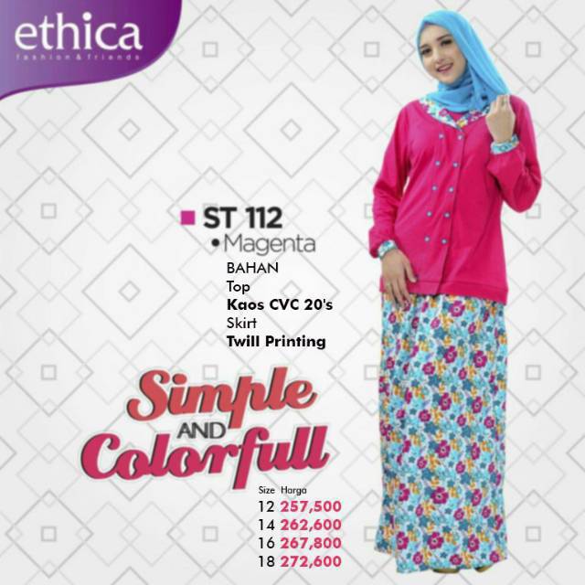 Setelan remaja ETHICA ST 112