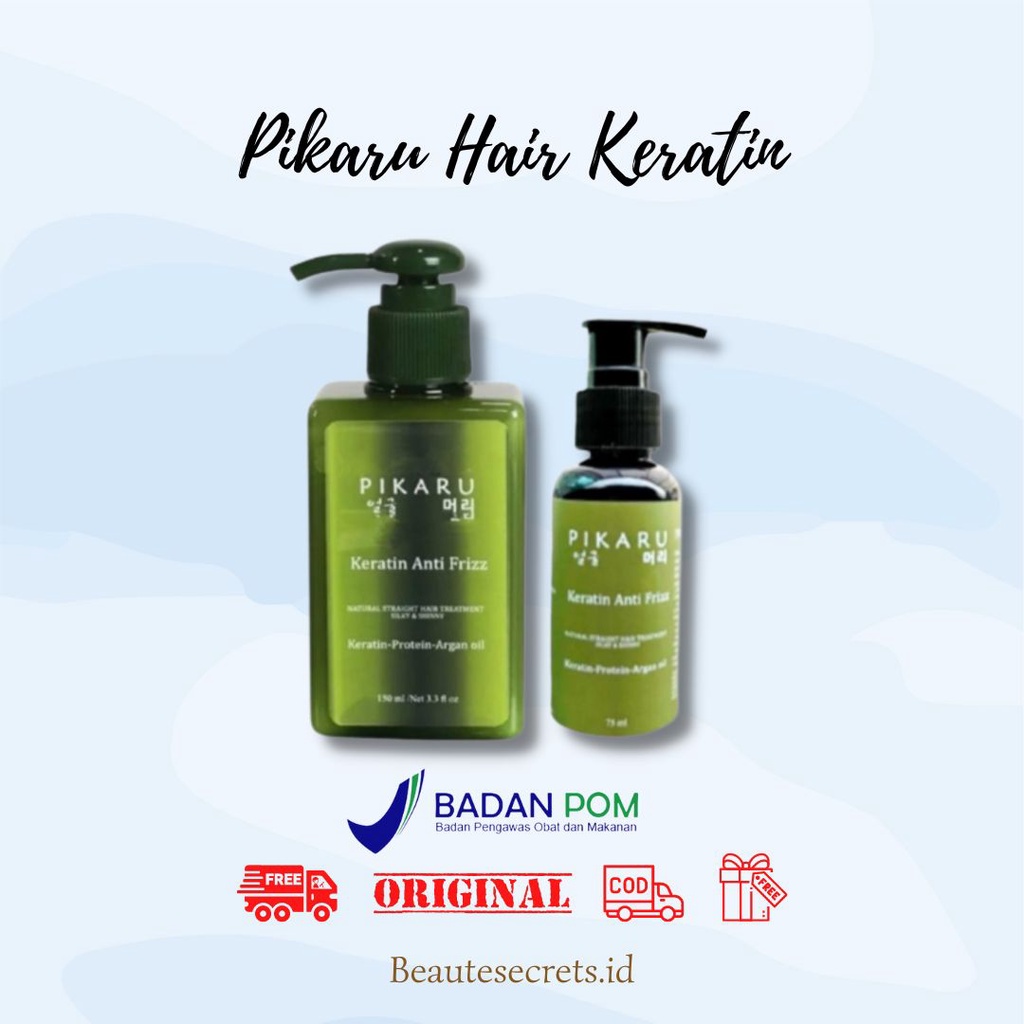 Jual Pikaru Keratin Rambut Anti Frizz / Keratin Hair Treatment / Hair