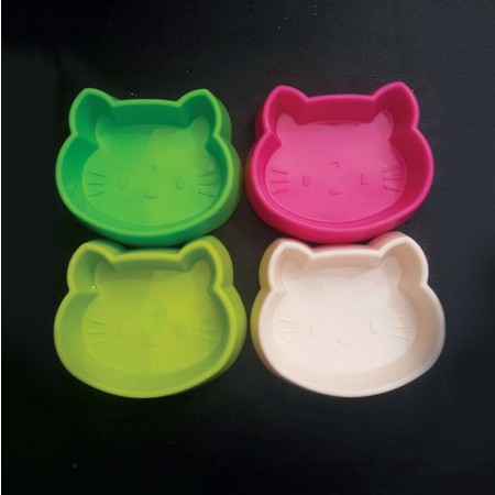 Mangkok Hewan Peliharaan Bentuk Hello Kitty Bowl Hello Kitty