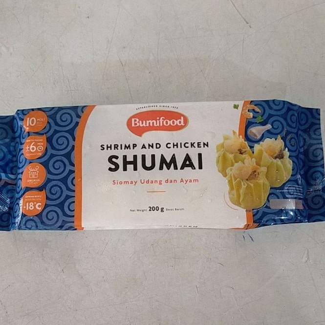 

Bumifood SHUMAI / Bumifood siomay udang & ayam 10pcs
