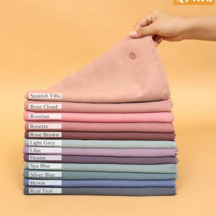 Best terlaris SFT62 NIBRAS HIJAB GREESA SQUARE SEGI 4 120×120 - ADA 29 Warna LILAC /PURPLE ASH /DENI
