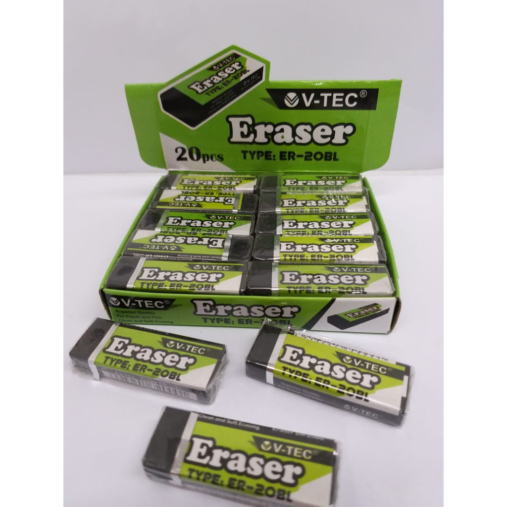

PENGHAPUS PENSIL STIP V-TEC ER-20BL | V-TEC ERASER ER-20BL NEW