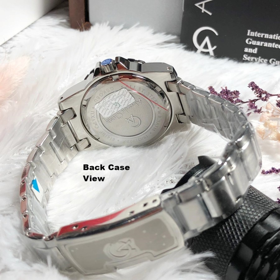 ORIGINAL Jam Tangan Wanita Alexandre Christie Stainles AC 6141 / AC6141 / 6141 Garansi Resmi 1 Tahun