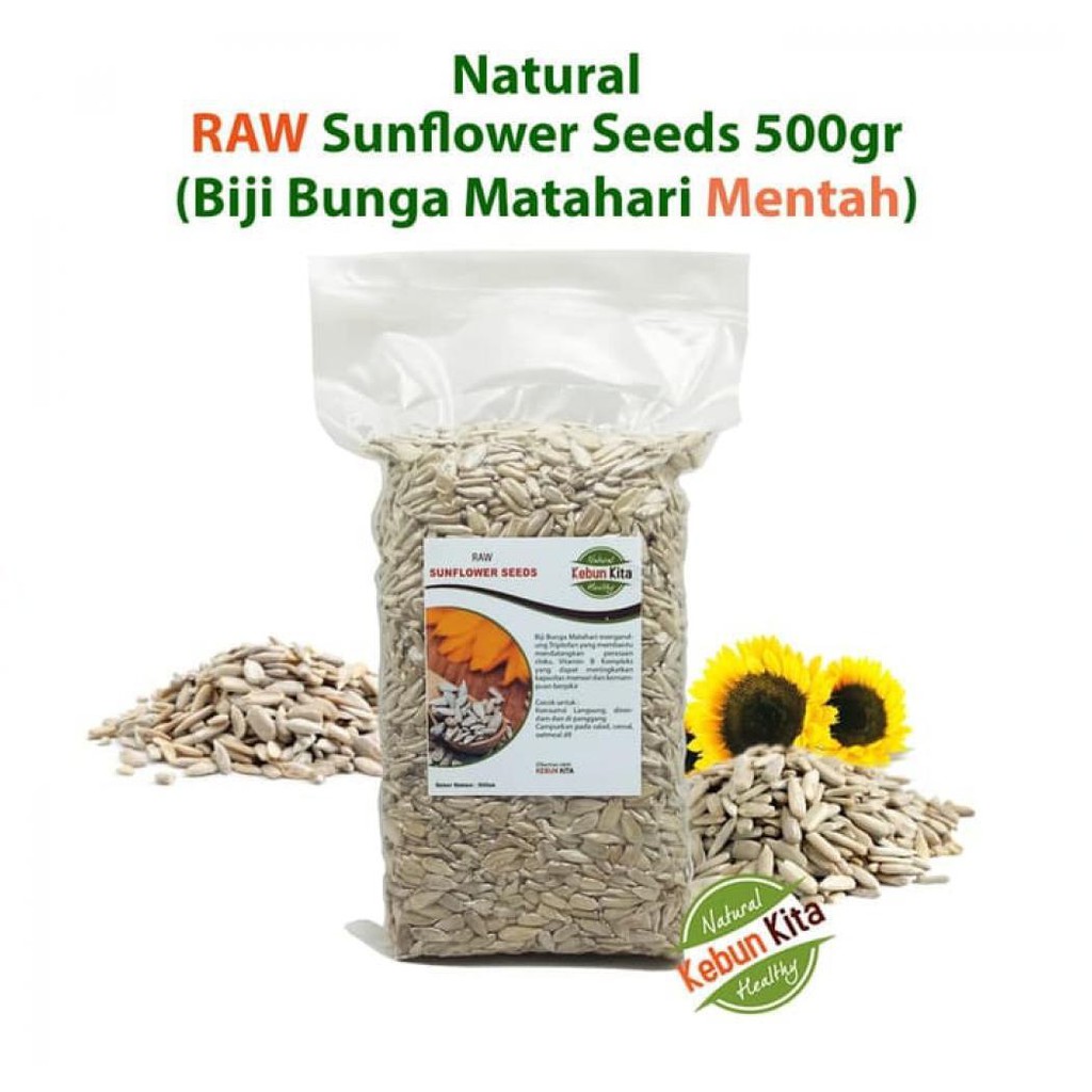 

SUNFLOWER SEEDS 500GR ( BIJI BUNGA MATAHARI