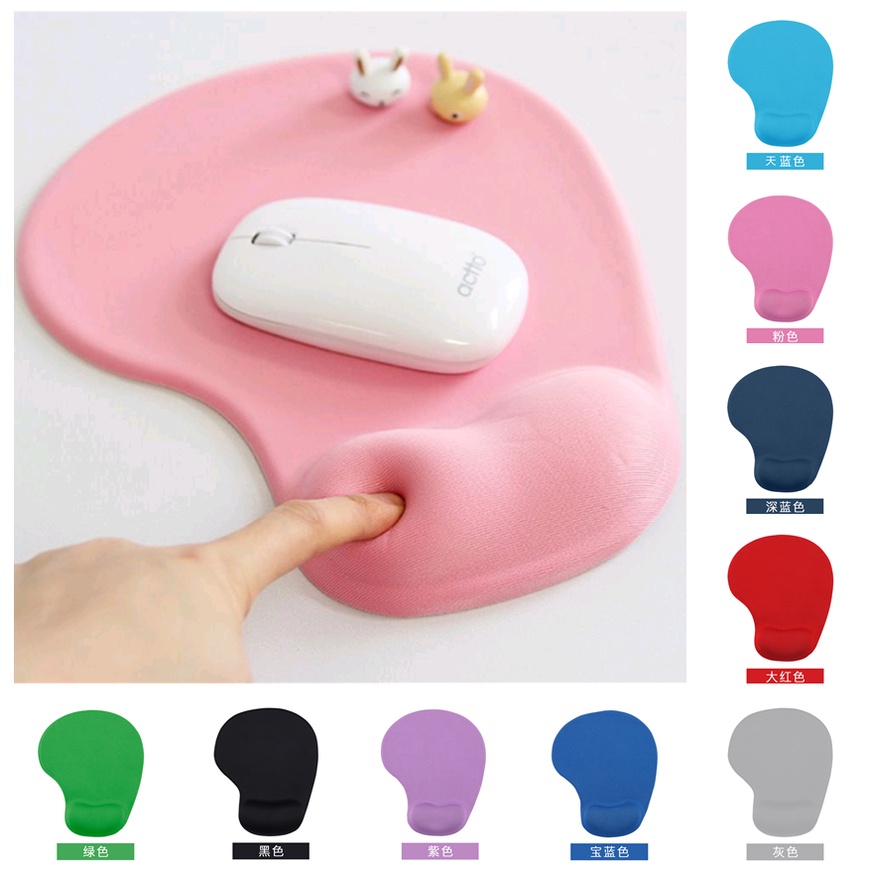 Silicone Gel Wrist Mouse Pad Pergelangan Tangan Menebal Pegang Mousepad Mousepad Pergelangan Tangan Super Lembut Nyaman