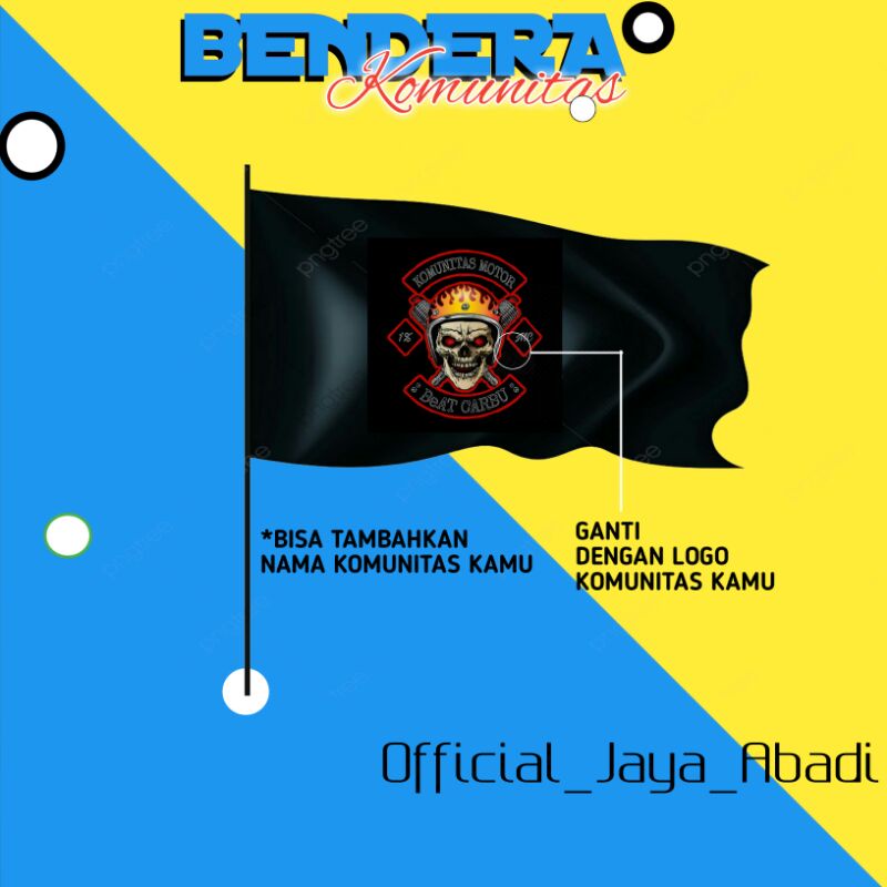 Jual Cetak Bendera Custom Shopee Indonesia