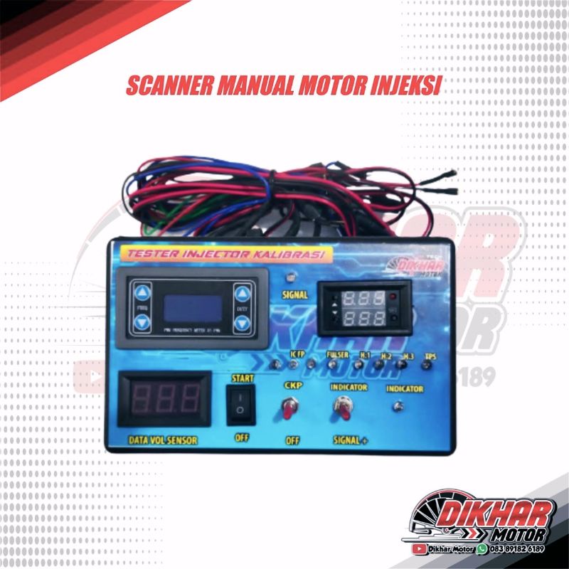 ALAT MANUAL SERVIS SEMUA MOTOR INJEKSI PLUS TESTER INJECTOR DAN KALIBRASI DEBIT BBM