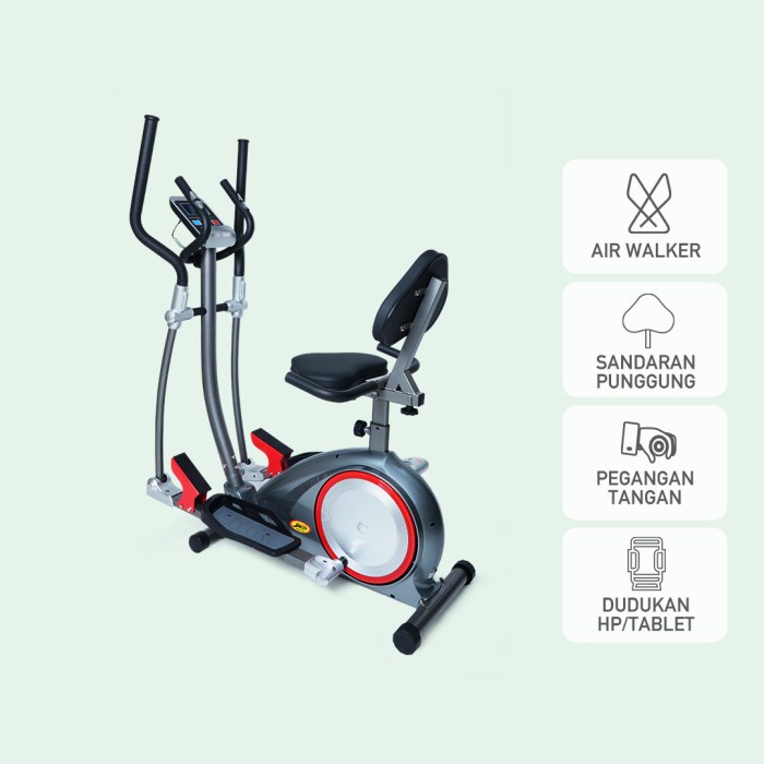 Sepeda Statis Jaco JC-2288A Alat Fitness Kardiovaskular