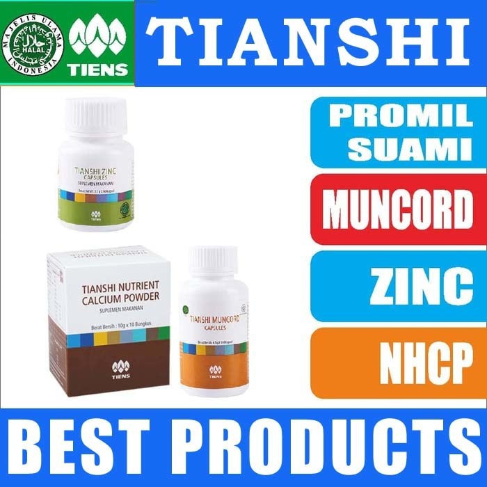 BANYAK DISKON PRODUK LARIS Tiens PAKET Promil Suami - MUNCORD + ZINC + NHCP TERMURAH ORIGINAL