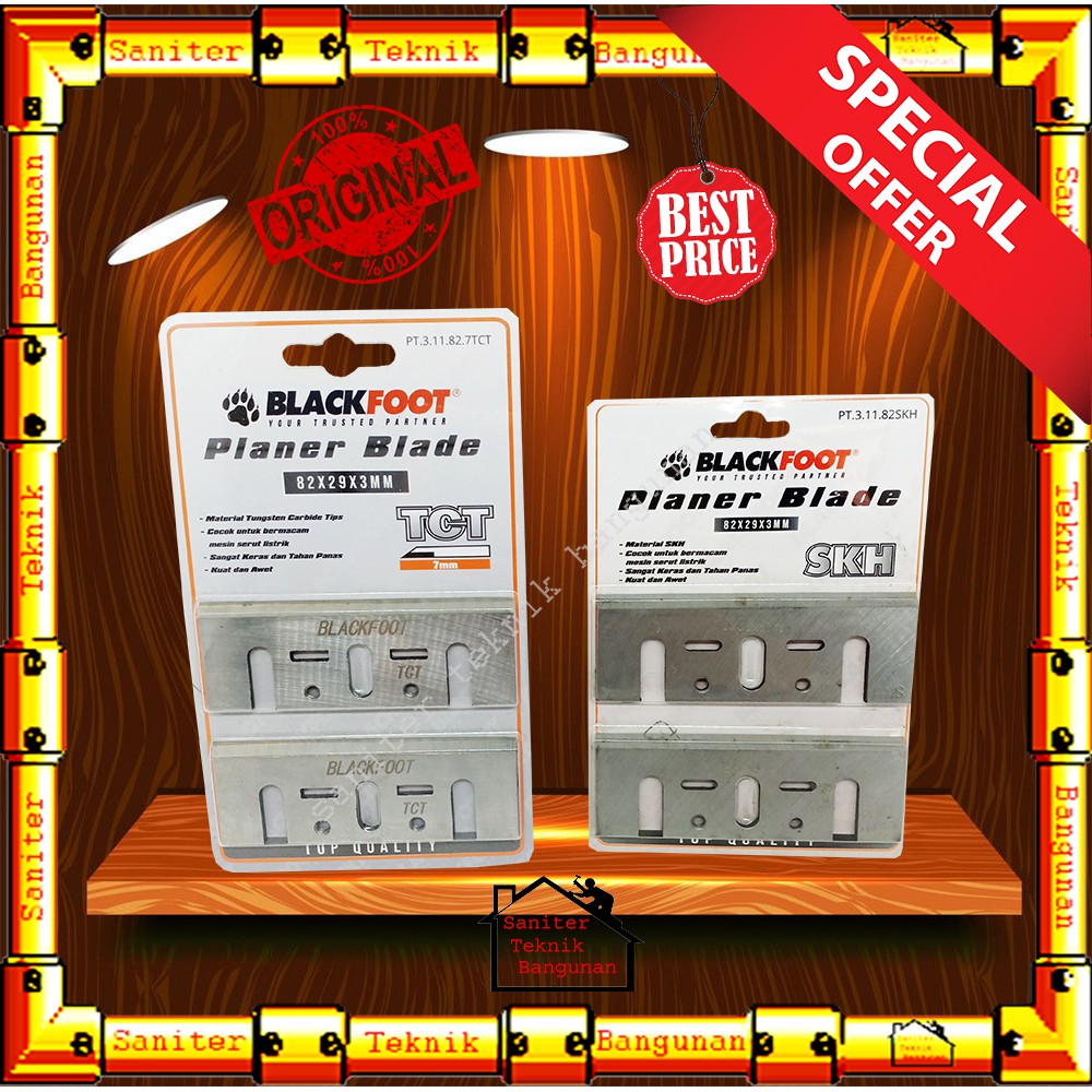 Mata Pisau Planner Blade 82 X 29 X 3MM Blackfoot