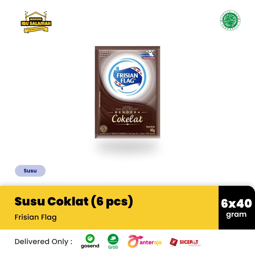 

Susu Kental Manis Coklat Frisian Flag Sachet - SERENCENG