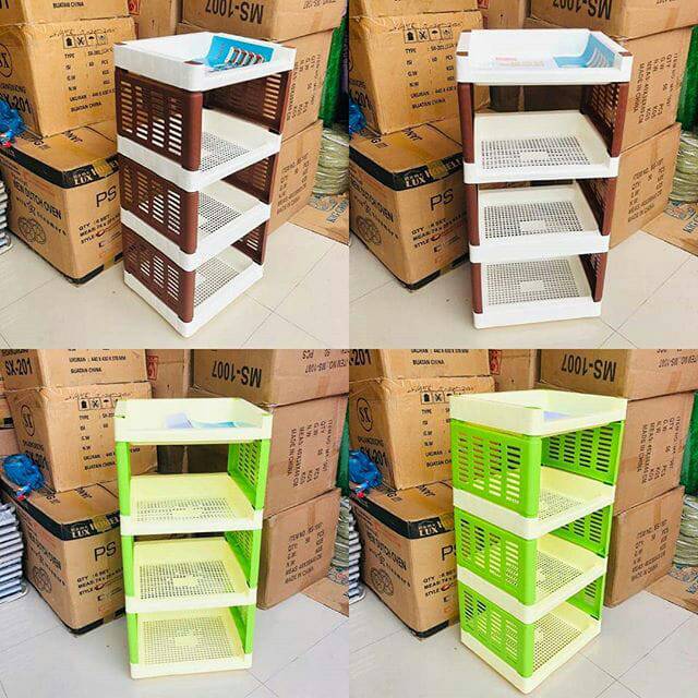 Rak SERBA GUNA MINIMALIS 4 SUSUN RSTB - Tabitha