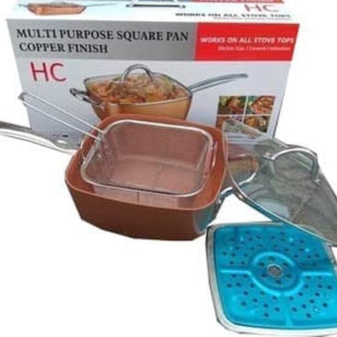 Deep Fryer Induksi - Penggorengan Induksi Hc Square Pan Akalipa