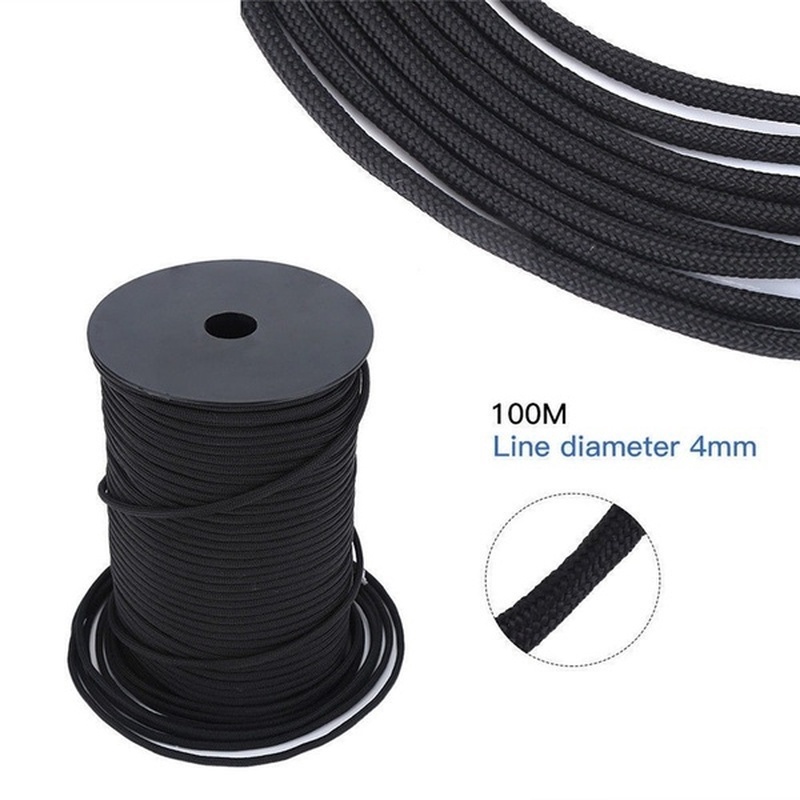 [100M 550 Paracord Parachute Cord Lanyard][9 Strand Parachute Rope ][for Camping Outdoor Hiking]