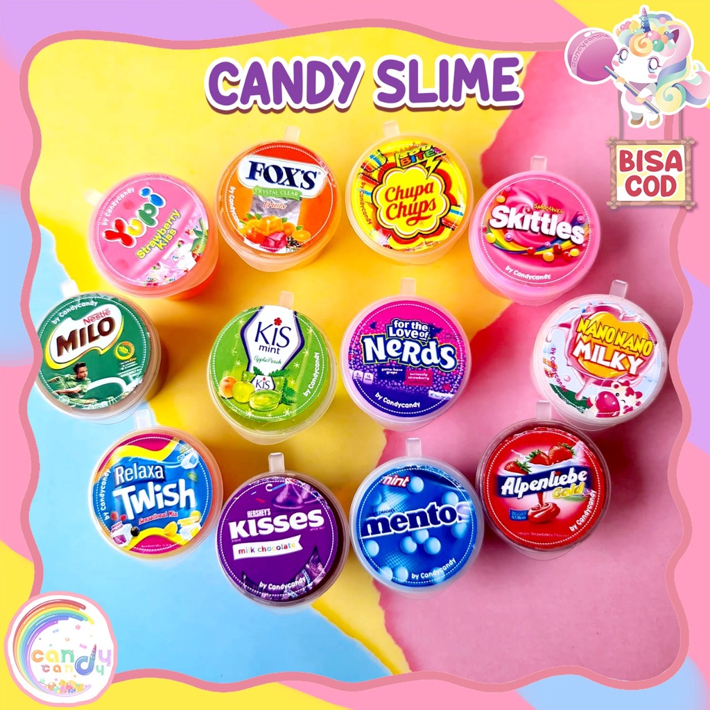 Mainan slime Candi ukuran 25ml by candycandy.idn