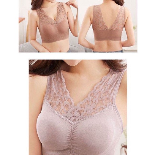 [ LINGERIE MASTER ] - (B-2) Bra BH Wanita Tanpa Kawat Bahan Halus Bralette Lingerie Elastis Sexy dengan Busa IMPORT High Quality-8