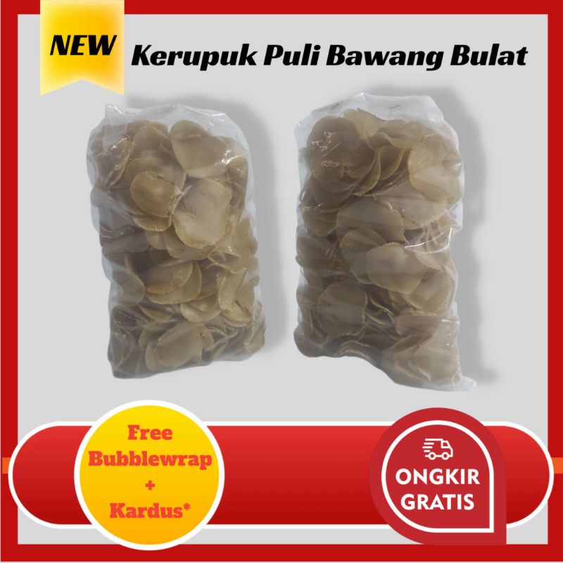 

Kerupuk Gendar Puli Nasi Baha Bawang Bulat Mentah 500 g