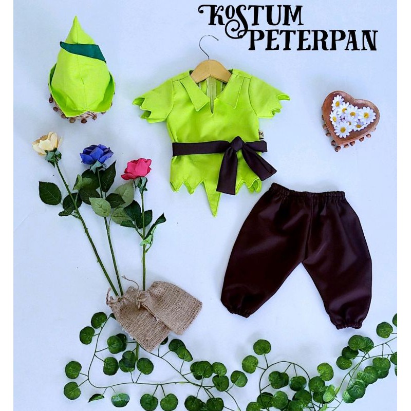 Kostum Bayi Newborn Photography Photoshoot Kostum Peterpan Bayi Anak