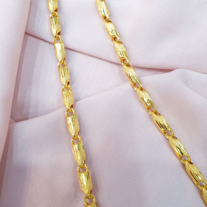 [NEW] Kalung super panjang model hongkong ukir emas asli kadar 375 8K