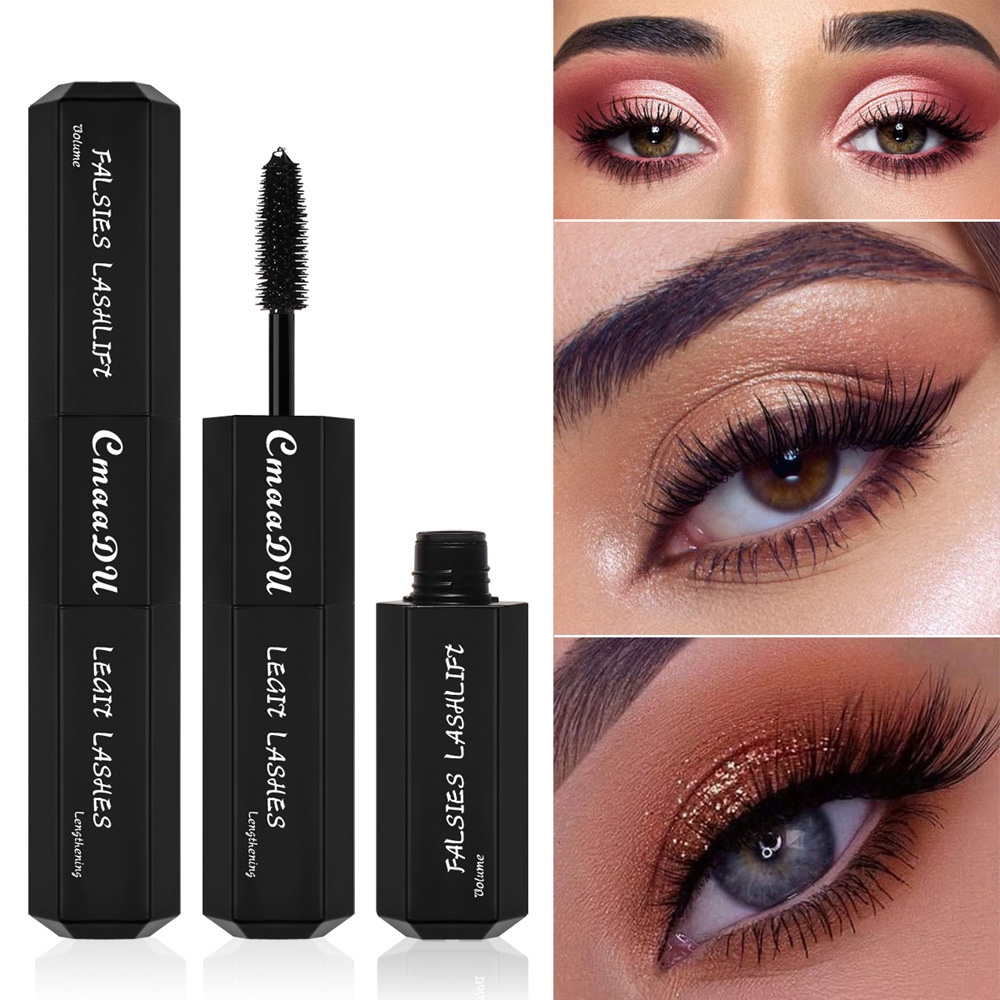 DOUBLE HEAD MASCARA CMAADU LASTING WATERPROOF MASCARA MASKARA DUA SISI TAHAN AIR KODE STJMG