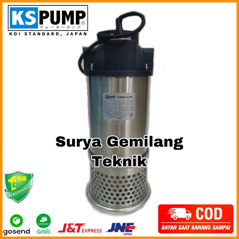 Pompa Celup Kolam Ikan Koi 250Watt Pompa Kolam Ikan 24Jam Nonstop