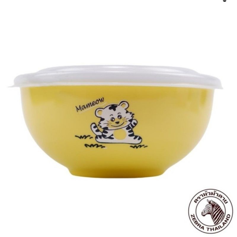 Mangkuk + Sendok Stainless Steel ZEBRA 250 ml Kiddy Bowl 184202