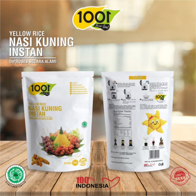 

Nasuwa 1001 (nasi uduk warna) kemasan 250gr