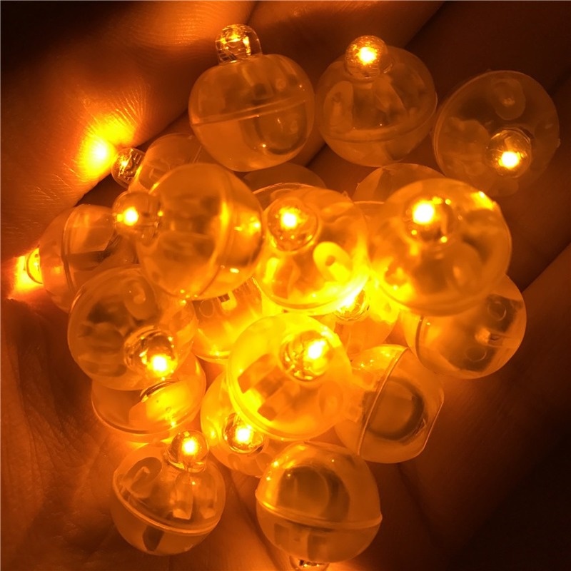 10pcs Flash Ball Lampu Untuk Pesta Ulang Tahun Pernikahan Natal Dekorasi Mini Tahan Air Flash Luminous Led Balon Lampu Hias