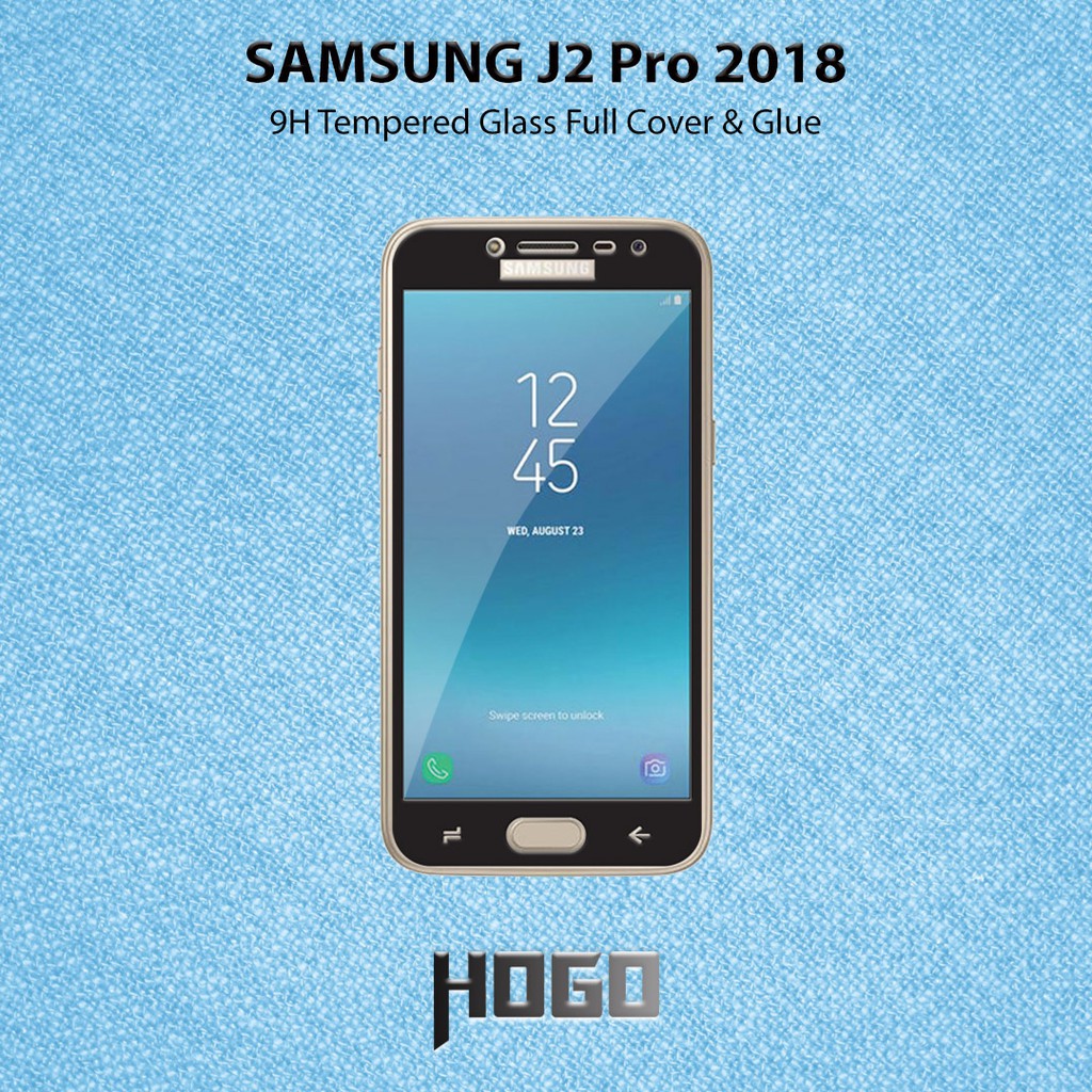 TG HOGO Full Glue SAMSUNG Galaxy J7 Pro 2017 - Hitam