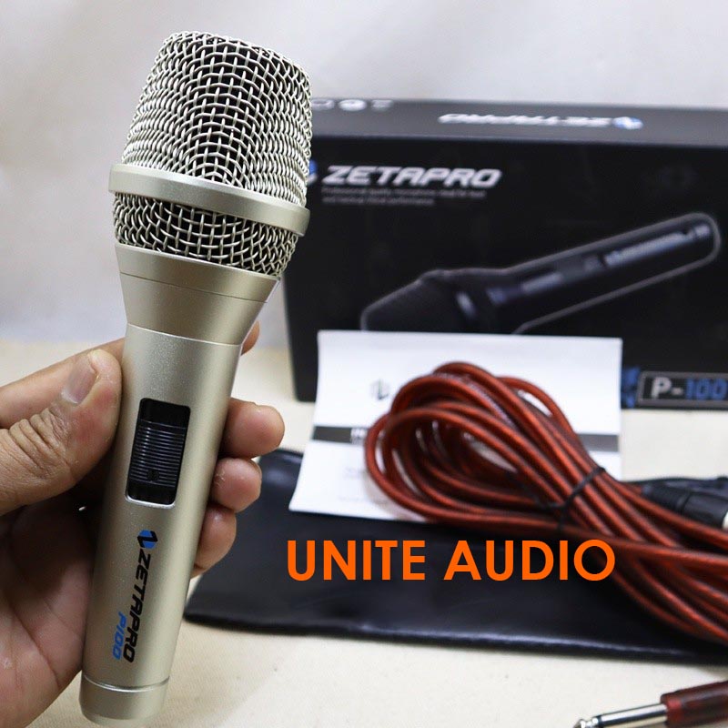 Mic Kabel Zetapro P100 P-100 Zetapro P 100 Vocal Audio Mic Original
