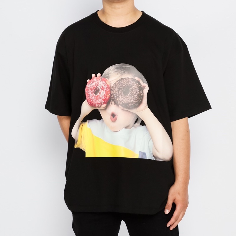 ADLV. Donut Black Yellow tee