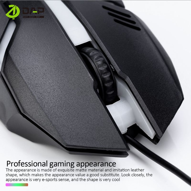 Mouse Kabel Gaming DAP M778 Led Mouse DAP M778 USB Original