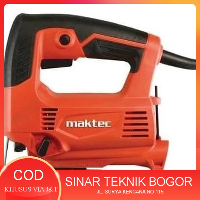 Maktec MT431 Mesin Gergaji Jigsaw mt 431 jig saw ukir kayu plat besi