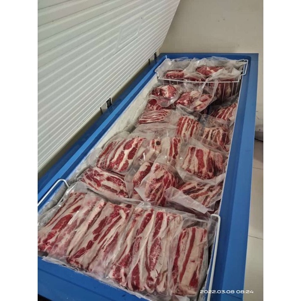 

Short plate US Beef Slice Daging Suki Grill Halal