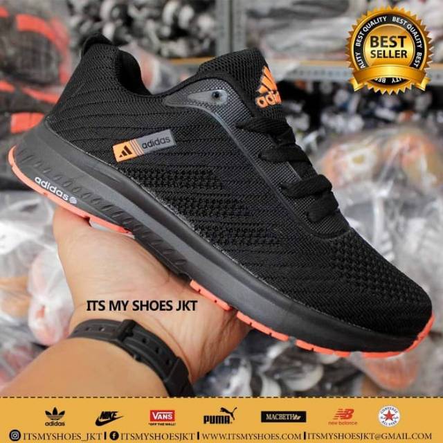 Sepatu running pria adidas neo zoom - sepatu pria