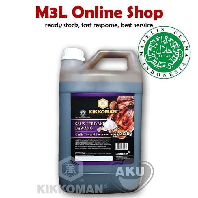 

Sale Kikkoman Garlic Teriyaki Sauce Halal 2L – Saus Teriyaki Bawang