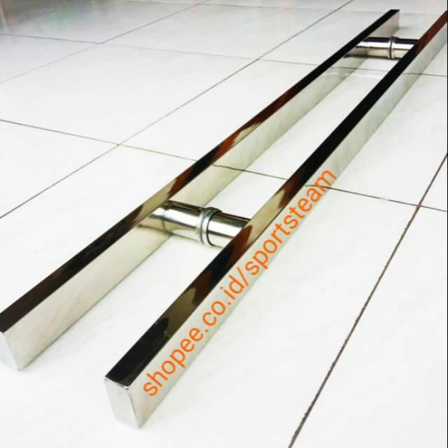Handle Pegangan Pintu Kaca panjang 80cm 100cm 120cm