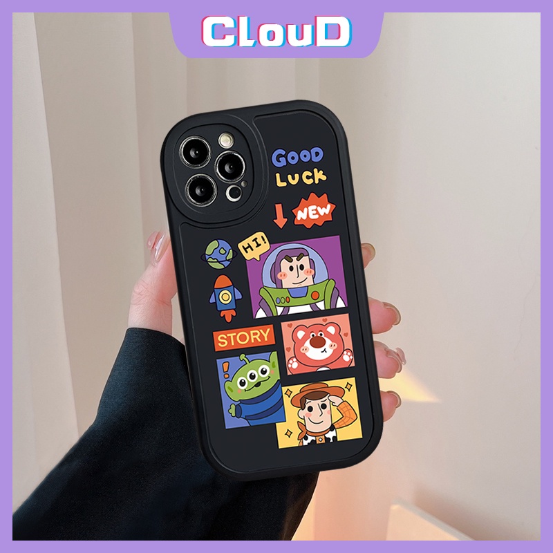 Kartun Toy Story Manyo Soft TPU Case Untuk OPPO A17 A15 A57 2022 A96 A12 A95 A16K A76 A55 A74 A16E A5S A3S A15s A94 A16 A1K A53 A9 A5 A54 A7 Reno8 7Z 5F 5 6 4 Jam Tangan 4F A31 A92 A33 A36