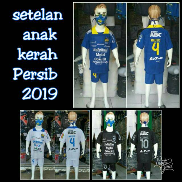 Setelan Anak Kerah Kaos Baju Persib Bandung Shopee Liga 1 2019