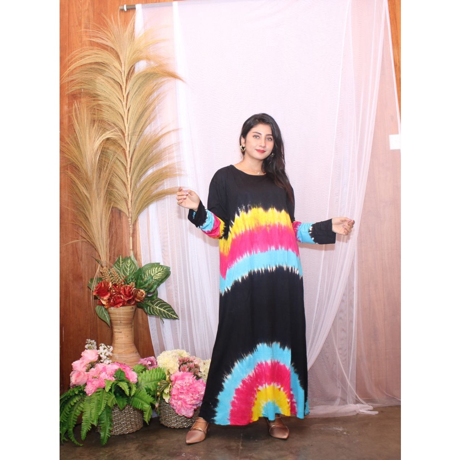 GAMIS KAOS KHAS BALI/GAMIS PELANGI/GAMIS BALI/GAMIS KAOS