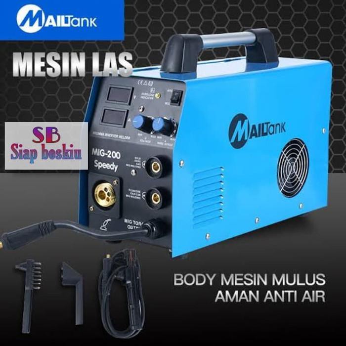 MESIN LAS MAILTANK MIG-200 3IN1 / LAS MIG MAG TIG CO2 ARGON last st