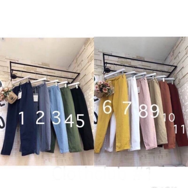  READY Celana  katun linen  bangkok  thailand Shopee Indonesia